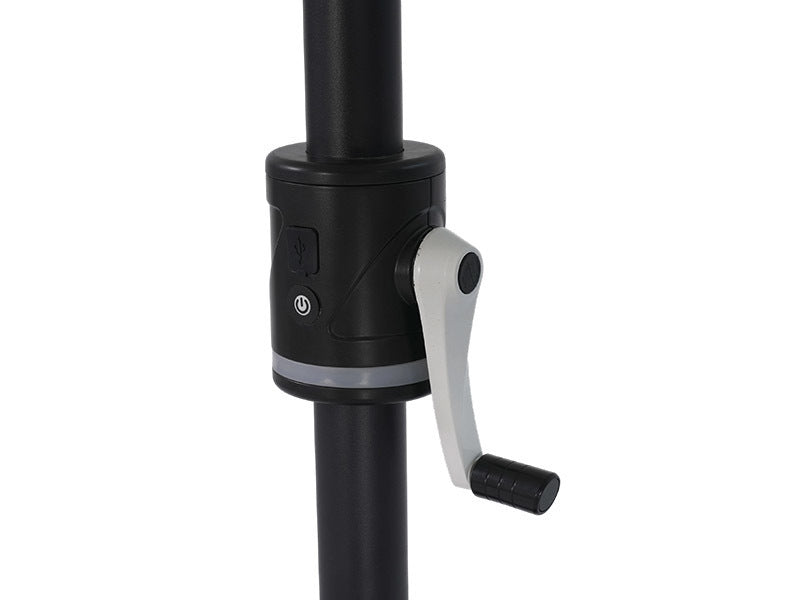 Galaxy 5V Solar Dual-Tone 10ft Steel Market Umbrella