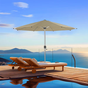 Galaxy Solar COB RGB 10ft Aluminum Market Umbrella