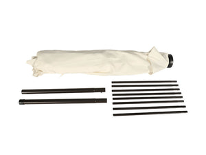 Moonlight Solar 9ft 6-Rib Magic-Color RGB Tilt Patio Umbrella