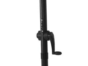 Moonlight Solar 9ft 6-Rib Magic-Color RGB Tilt Patio Umbrella