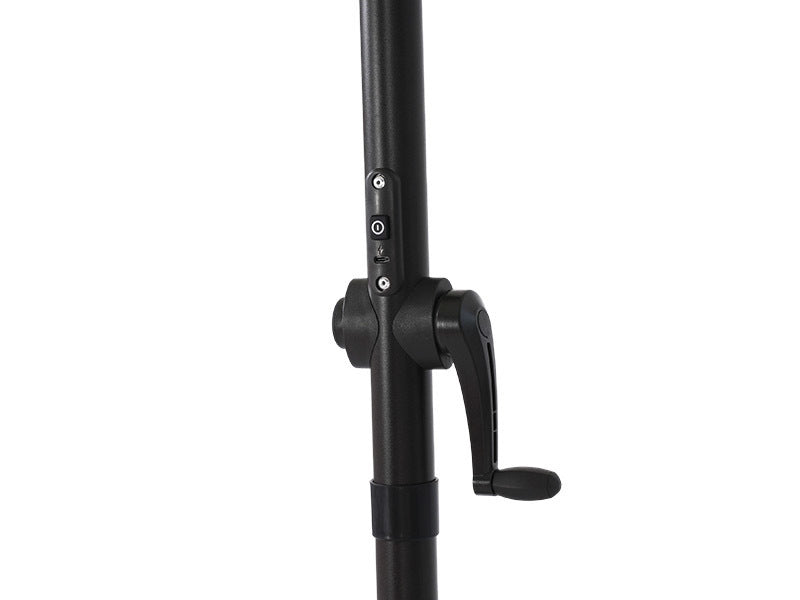 Moonlight Solar 9ft 6-Rib Magic-Color RGB Tilt Patio Umbrella