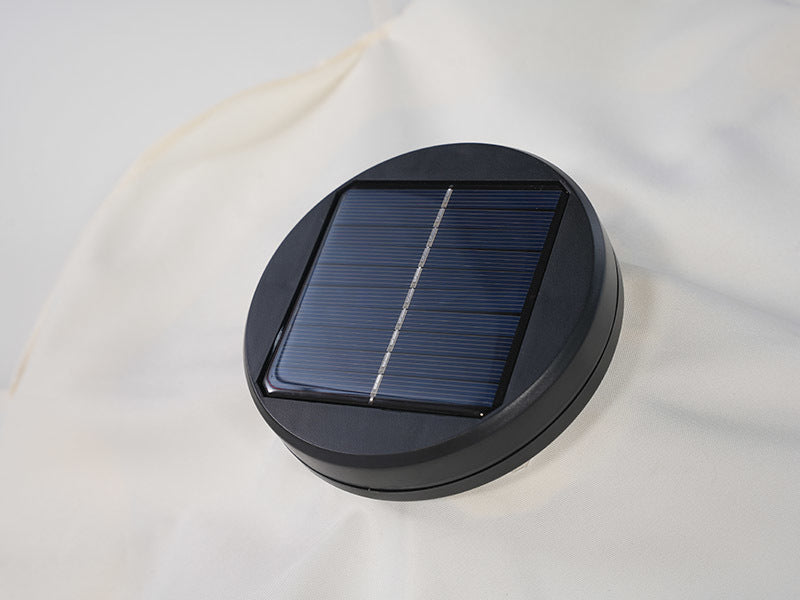 Moonlight Solar 9ft 6-Rib Magic-Color RGB Tilt Patio Umbrella