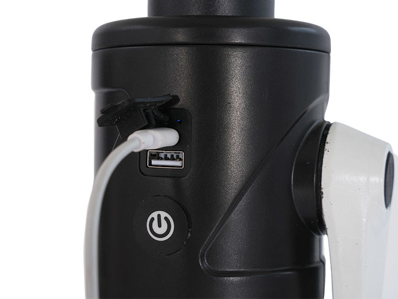 Galaxy 5V Solar Dual-Tone 10ft Steel Market Umbrella