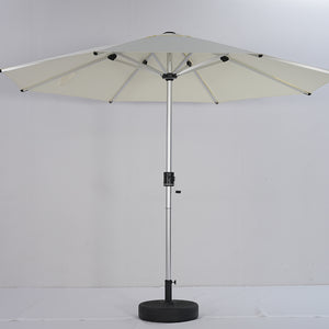 Galaxy 5V Solar RGB LED 10ft Aluminum Market Umbrella