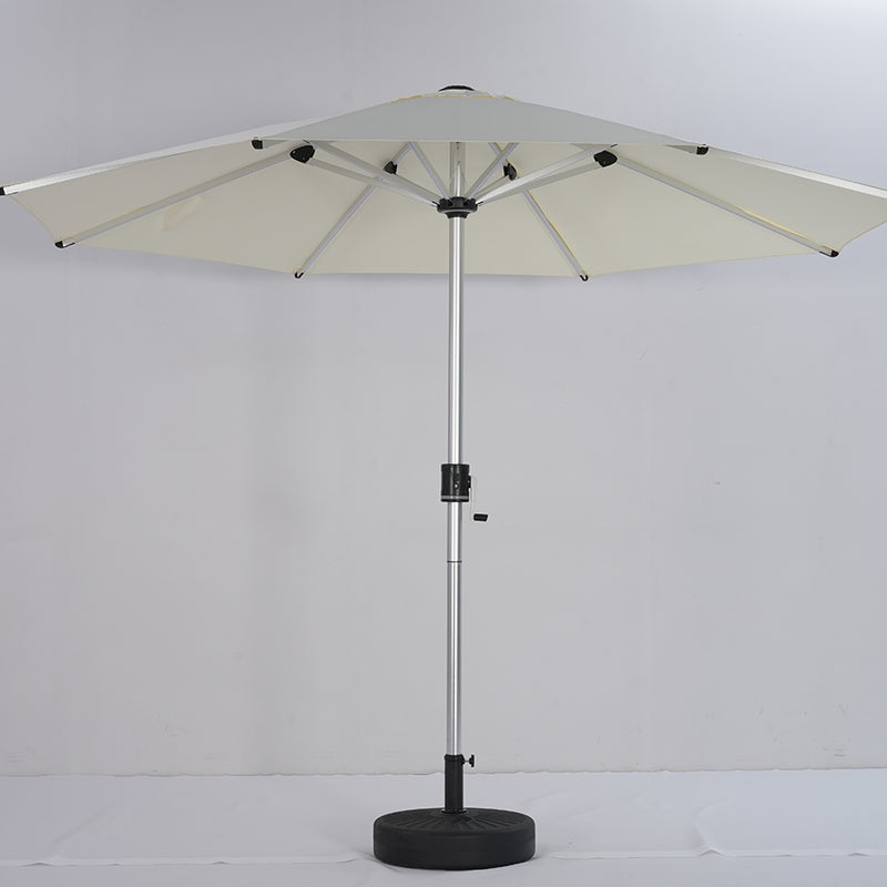 Galaxy 5V Solar RGB LED 10ft Aluminum Market Umbrella