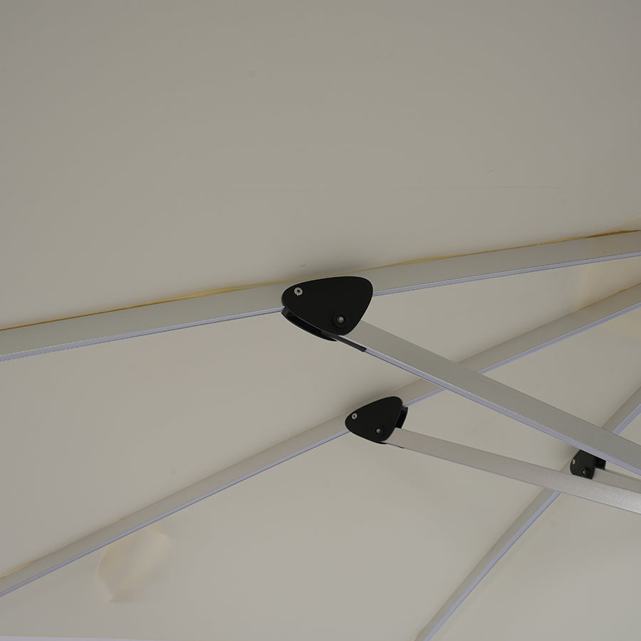 Galaxy Solar COB RGB 10ft Aluminum Market Umbrella