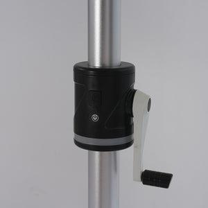 Galaxy 5V Solar RGB LED 10ft Aluminum Market Umbrella