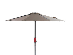 Galaxy 12V Solar Dual-Tone 10ft All-Aluminum Commercial Umbrella