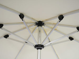 Galaxy 12V Solar Dual-Tone 10ft All-Aluminum Commercial Umbrella