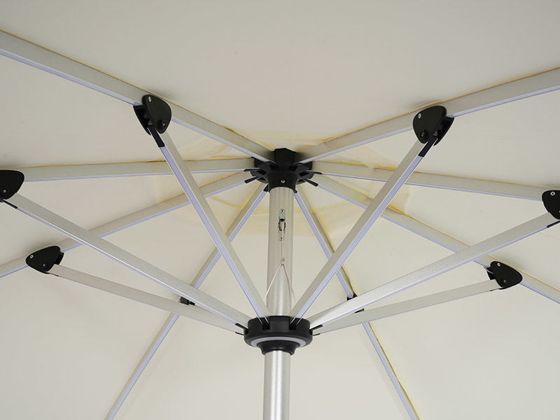 Galaxy 12V Solar Dual-Tone 10ft All-Aluminum Commercial Umbrella