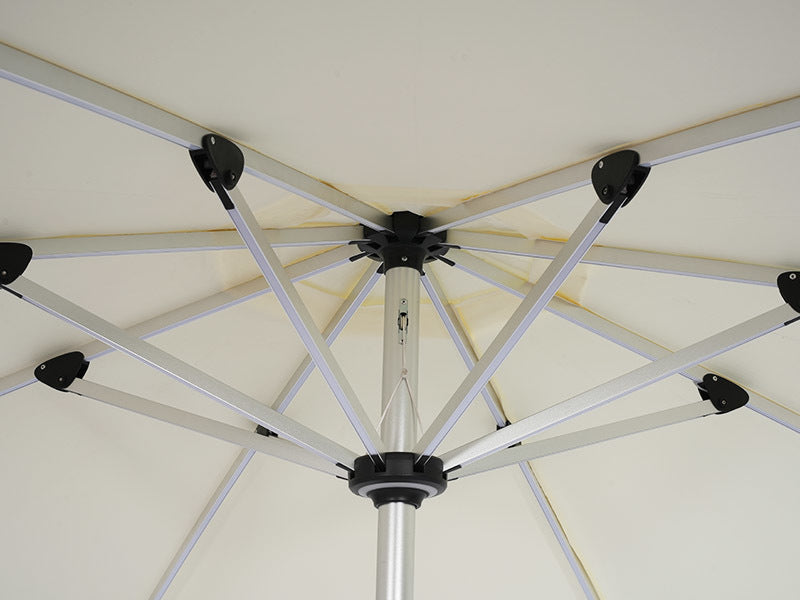 Galaxy 5V Solar Magic-Color RGB 10ft All-Aluminum Commercial Umbrella